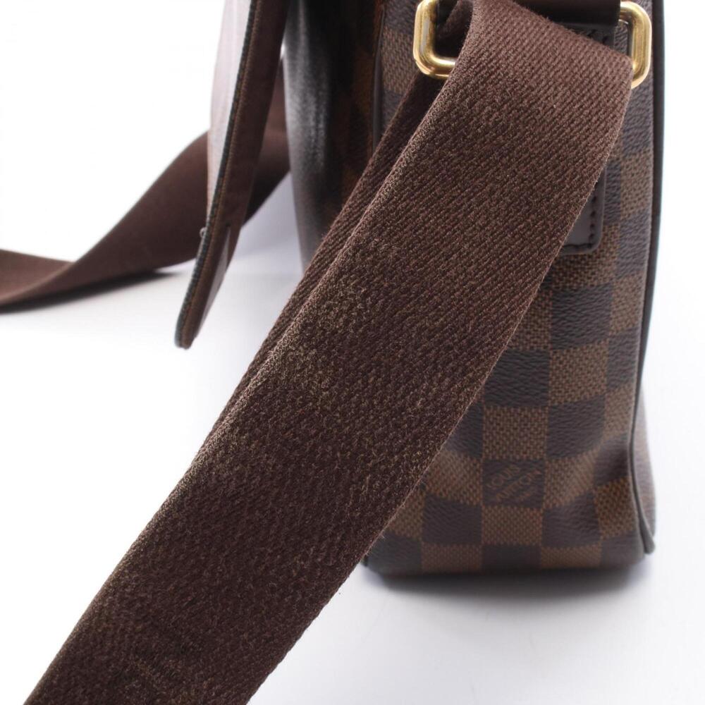 LOUIS VUITTON Authentic Brown Damier Leather Shoulder Bag - Picture 6 of 8